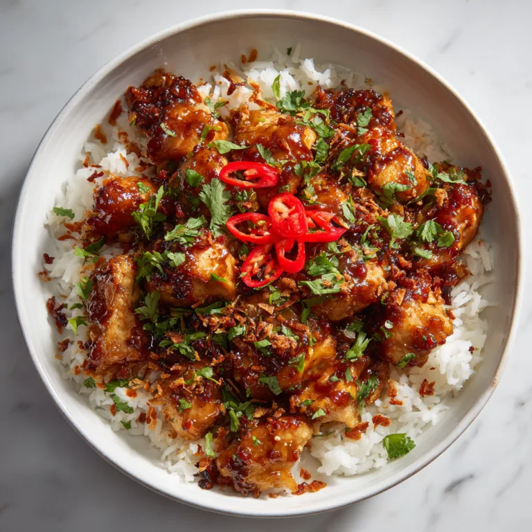 Spicy Maple Chicken and Coconut Rice: Sweet Heat Meets Creamy Comfort