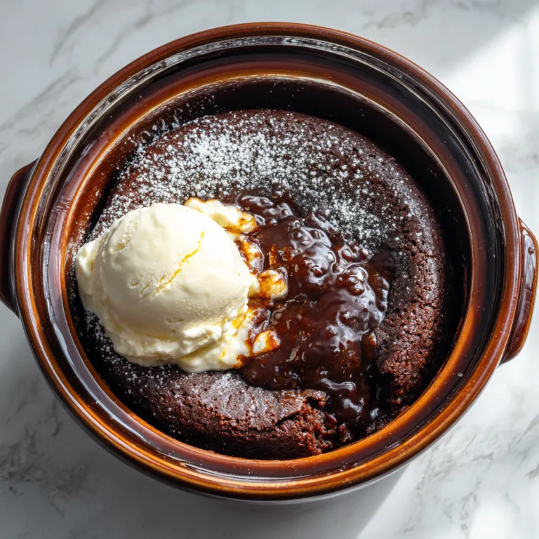 Crockpot Lava Cake: The Ultimate Gooey Chocolate Indulgence