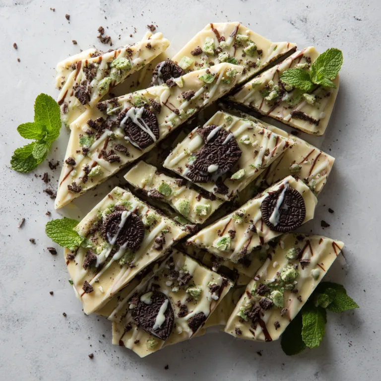 Mint Oreo Bark: A Refreshing No-Bake Chocolate Treat for Every Occasion