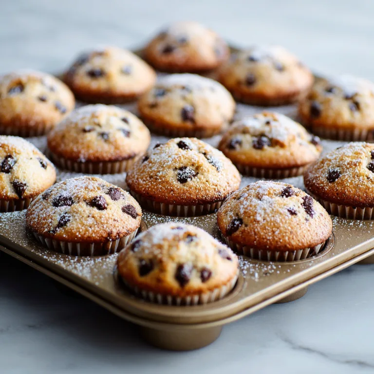 Mini Chocolate Chip Muffins: Bite-Sized Bliss in Every Bite