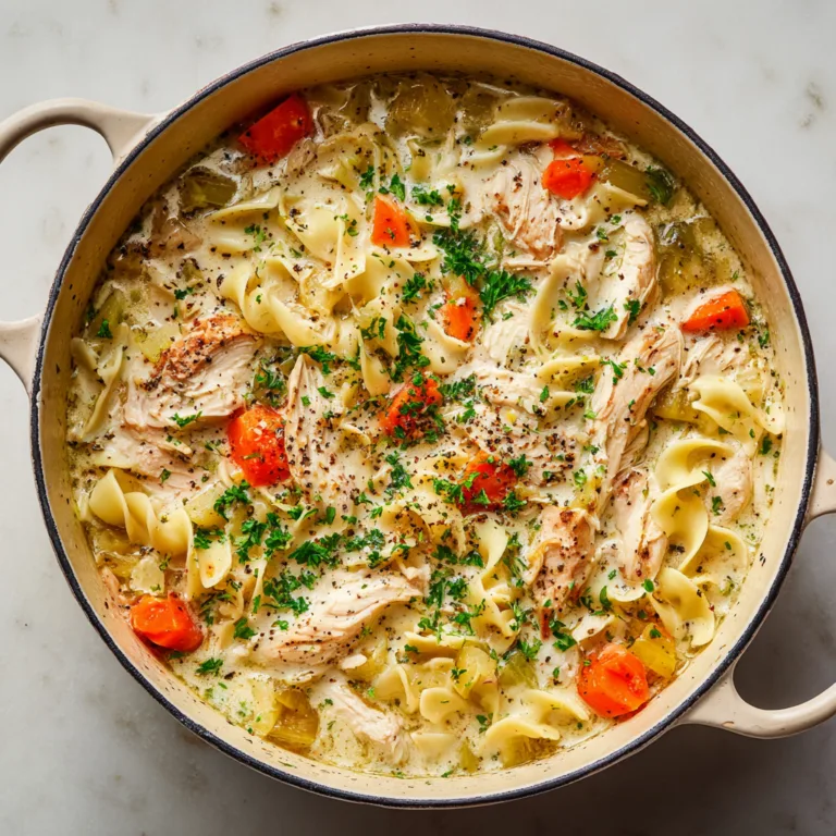 Creamy Chicken Noodle Soup: Cozy Comfort in Every Spoonful