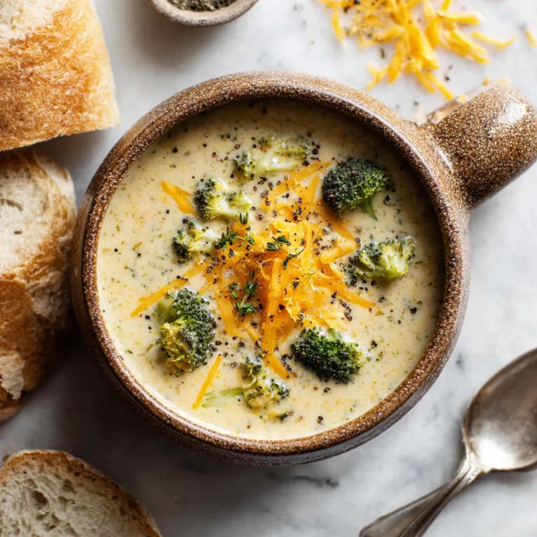 20-Minute Broccoli Cheese Soup: Creamy Comfort in Every Spoonful