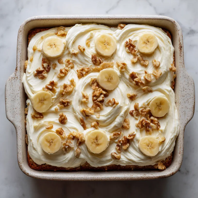 Banana Bars with Cream Cheese Frosting: Soft, Sweet, and Perfectly Moist