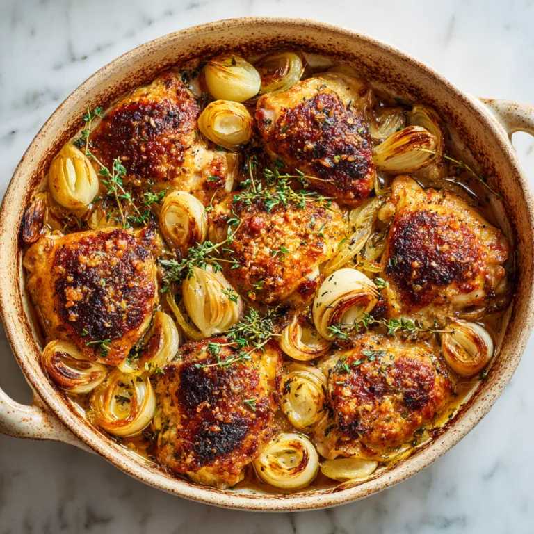 Easy Oven-Roasted French Garlic Chicken: Rustic Comfort with Rich Garlic Flavor