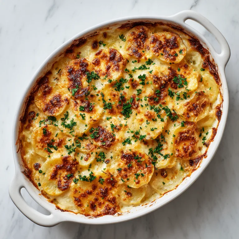 Dad’s Creamy & Cheesy Au Gratin Potatoes: The Ultimate Comfort Food Side Dish
