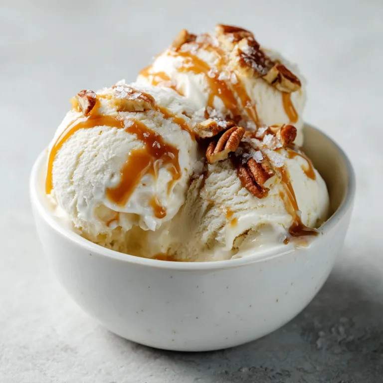 High-Protein Salted Caramel Cottage Cheese Ice Cream: Creamy, Indulgent, and Packed with Protein