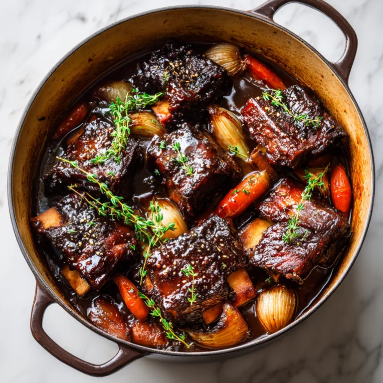 Balsamic Bourbon Short Ribs: Rich, Tender Comfort Food with Bold Flavor