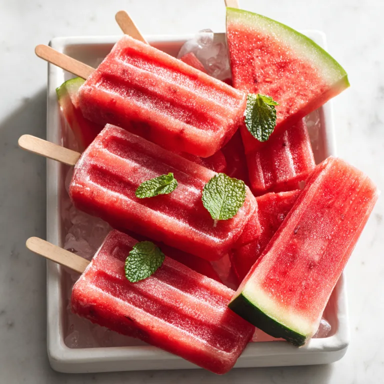 Easy Watermelon Popsicles: Refreshing Homemade Summer Treats Everyone Loves