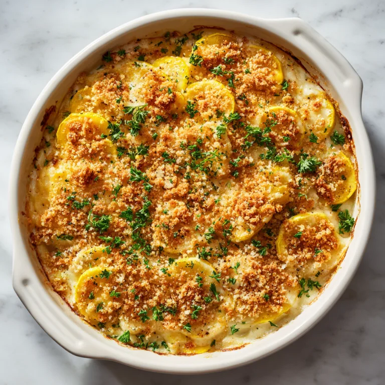 Summer Squash Casserole with Ritz Crackers: Creamy, Cheesy Southern Comfort in Every Bite