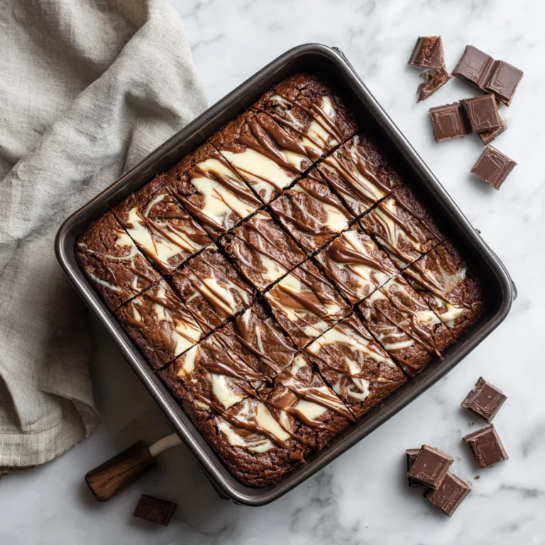 Chocolate Mascarpone Brownies: Ultra-Fudgy Brownies with a Creamy Italian Twist
