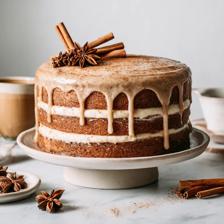 Ultra-Moist Chai Cake with Chai Milk Soak & Brown Butter Cream Cheese Frosting: The Ultimate Spiced Dessert Dream