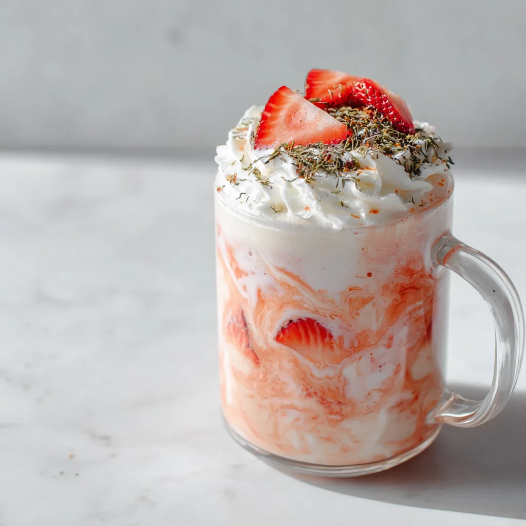Strawberry Earl Grey Milk Tea: A Creamy Café-Style Drink Bursting with Berry Flavor