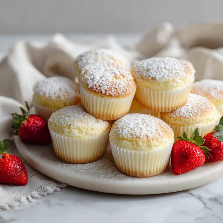 Easy & Fluffy Japanese Cheesecake Cupcakes: Light, Airy, and Perfectly Sweet