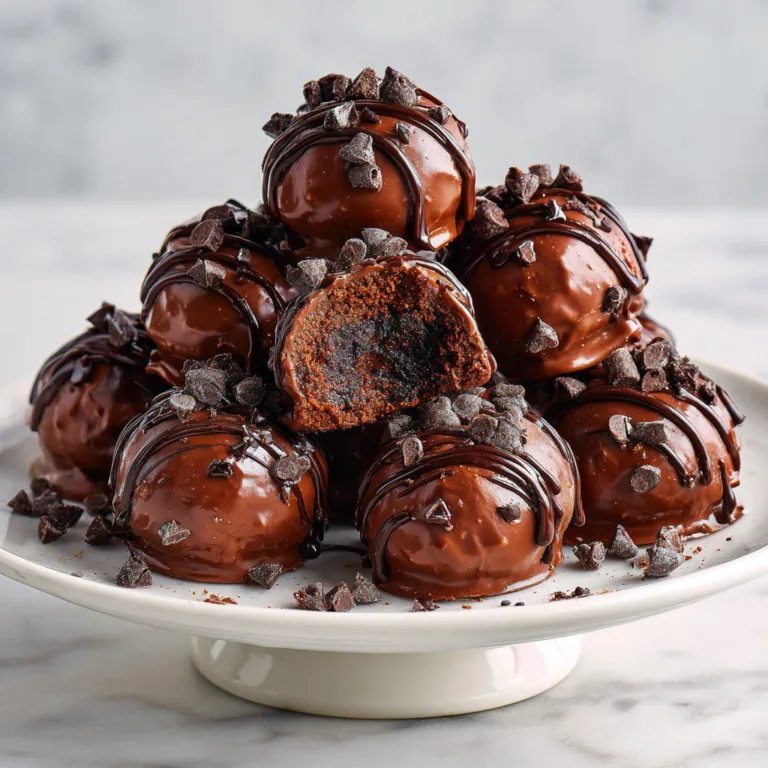 Indulgent Chocolate Lava Cookie Dough Truffles: Rich, Gooey, Bite-Sized Chocolate Bliss