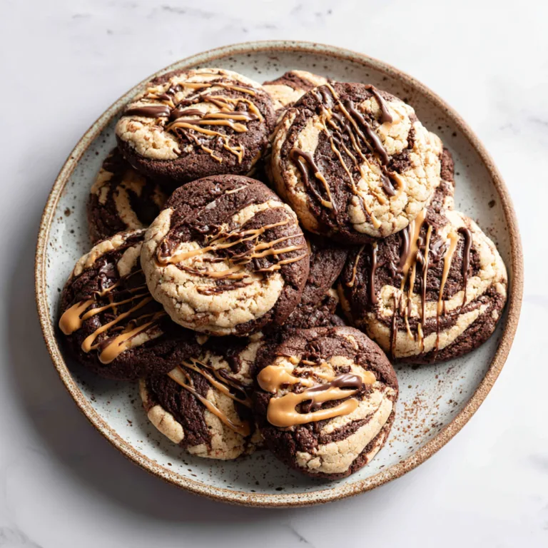 Easy PB Brownie Swirl Cookies: Rich, Chewy, and Irresistibly Chocolatey