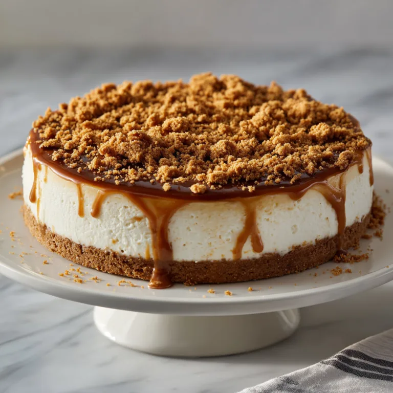 Creamy Biscoff Cheesecake Recipe: Rich Cookie Butter Flavor in Every Bite