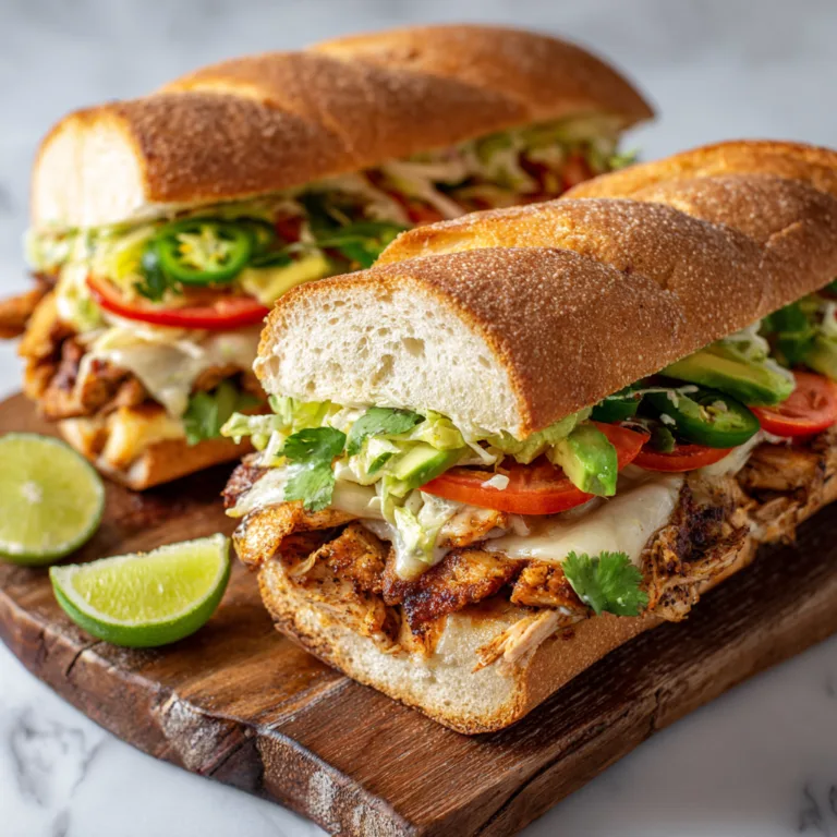 Mexican Chicken Torta Sandwich: Crispy, Juicy, and Packed with Flavor