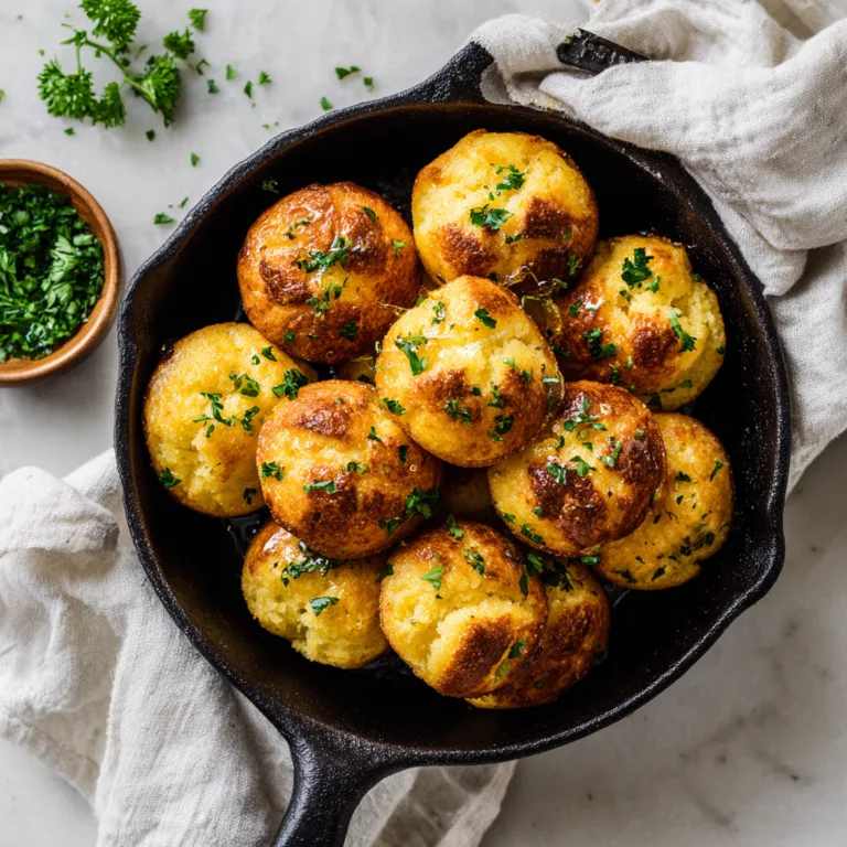 Southern-Style Honey Butter Cornbread Poppers: Sweet, Savory, Golden Southern Comfort