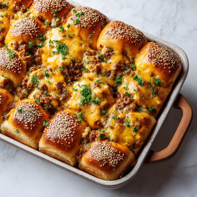 Cheesy Beef & Sausage Sliders: The Ultimate Crowd-Pleasing Comfort Food