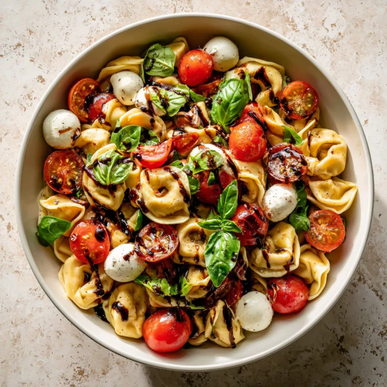Easy Tortellini Caprese Salad Recipe: Fresh, Fast, and Full of Flavor