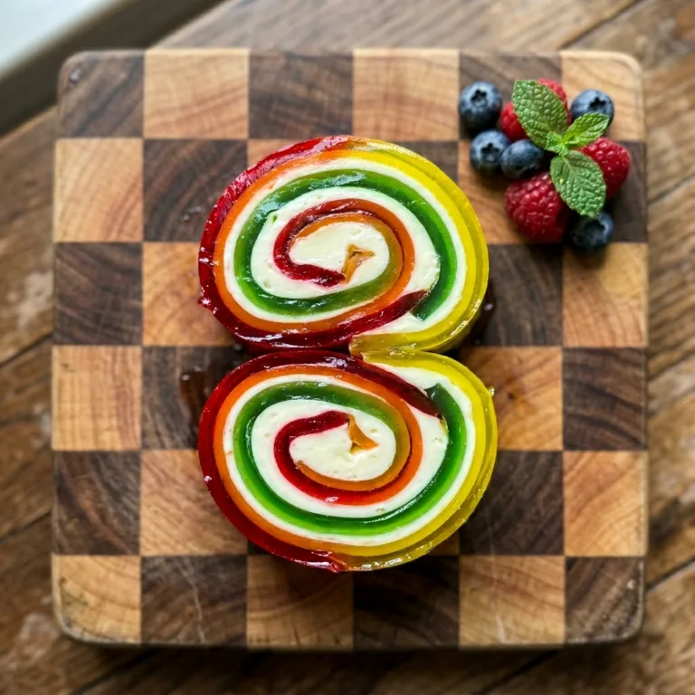 Jello Roll-Ups: Colorful No-Bake Dessert That Melts in Your Mouth