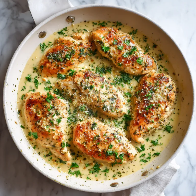 Creamy Garlic Parmesan Chicken: Rich, Comforting, and Perfect for Busy Nights