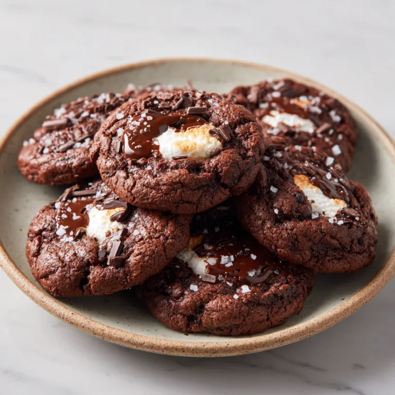 Fudgy Marshmallow Chocolate Cookies: Gooey, Rich, Bakery-Style Chocolate Bliss