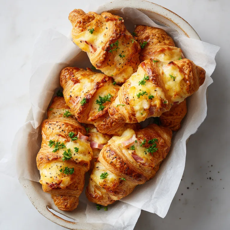 Easy Ham and Cheese Croissants: Buttery, Cheesy Comfort in Every Bite