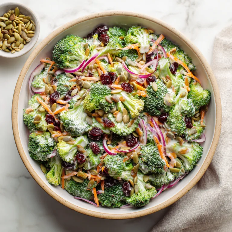 Healthy Broccoli Salad: Fresh, Crunchy, and Packed with Flavor