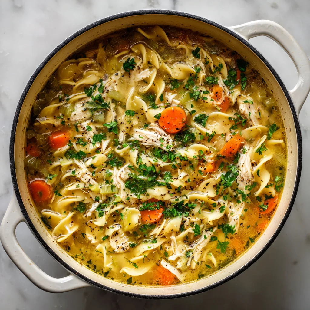 Best Chicken Noodle Soup with Egg Noodles: Cozy Homemade Comfort in Every Spoonful
