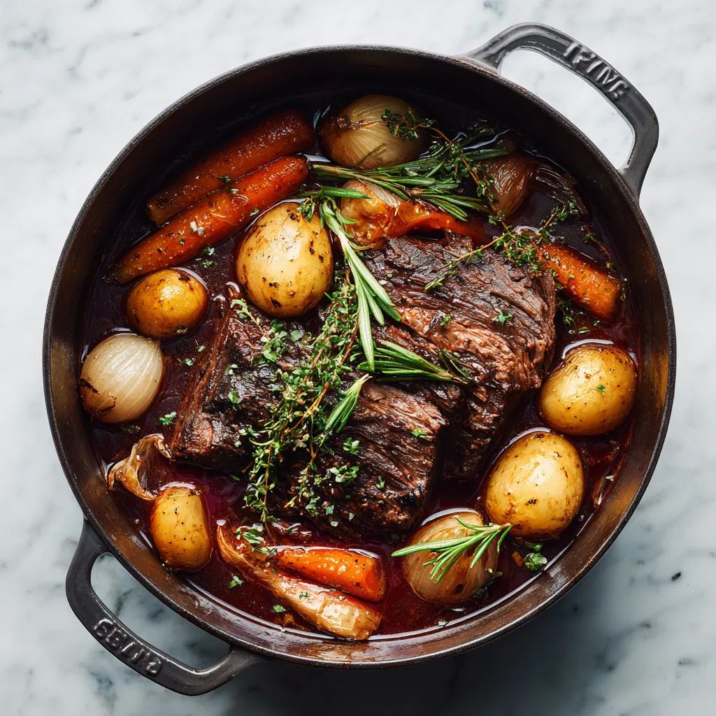 Best Red Wine Pot Roast Recipe: Rich, Tender, and Comforting Family Dinner