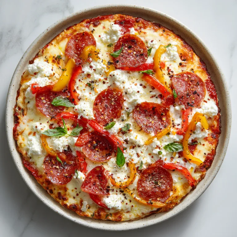 Cottage Cheese Pizza Bowl: A High-Protein, Low-Carb Comfort Food Favorite