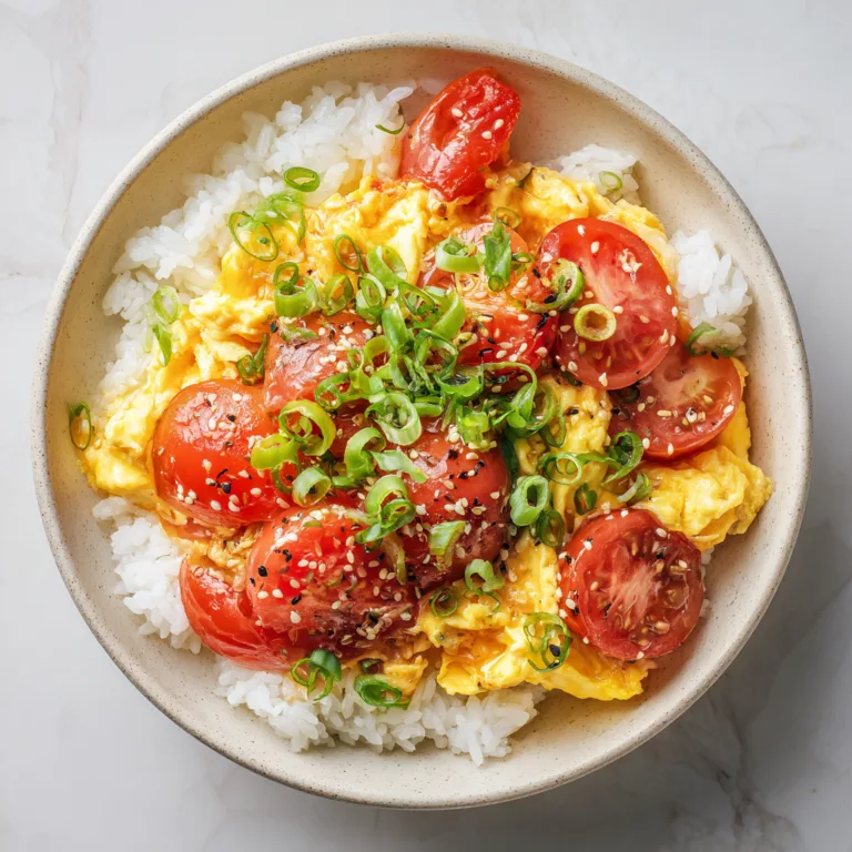 Easy Tomato and Egg Rice: Cozy, Flavorful Comfort Food in Minutes