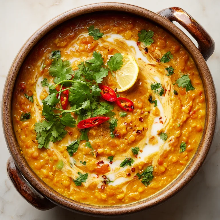 Creamy 1-Pot Lentil Dal: Cozy, Flavorful Comfort Food Made Simple