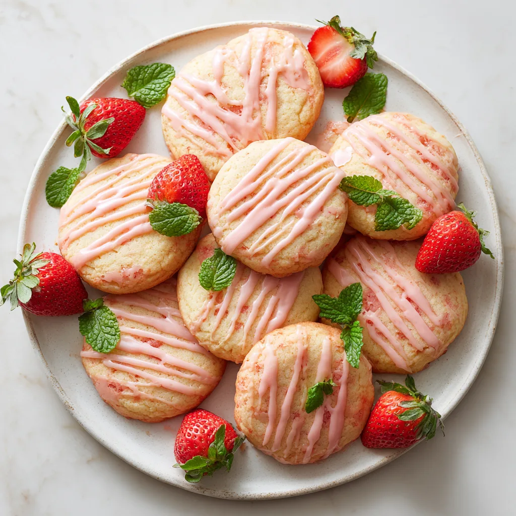 Strawberry Butter Cookies: Soft, Buttery Cookies Bursting with Fresh Strawberry Flavor