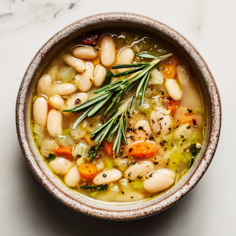Rosemary Garlic White Bean Soup: Cozy, Flavorful Comfort in Every Spoonful