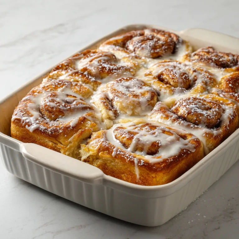 Cream Cheese Cinnamon Roll Casserole